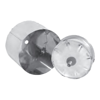 Metal-Fab 6" Diameter Corr/Guard Aluminum Drain Tee Cap