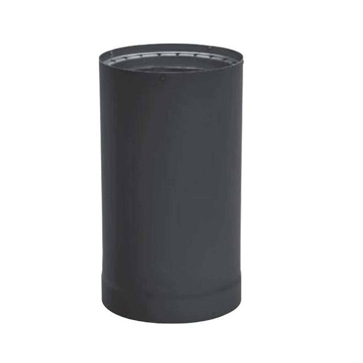 Metal-Fab 8" x 12" Black Double Wall Stove Pipe