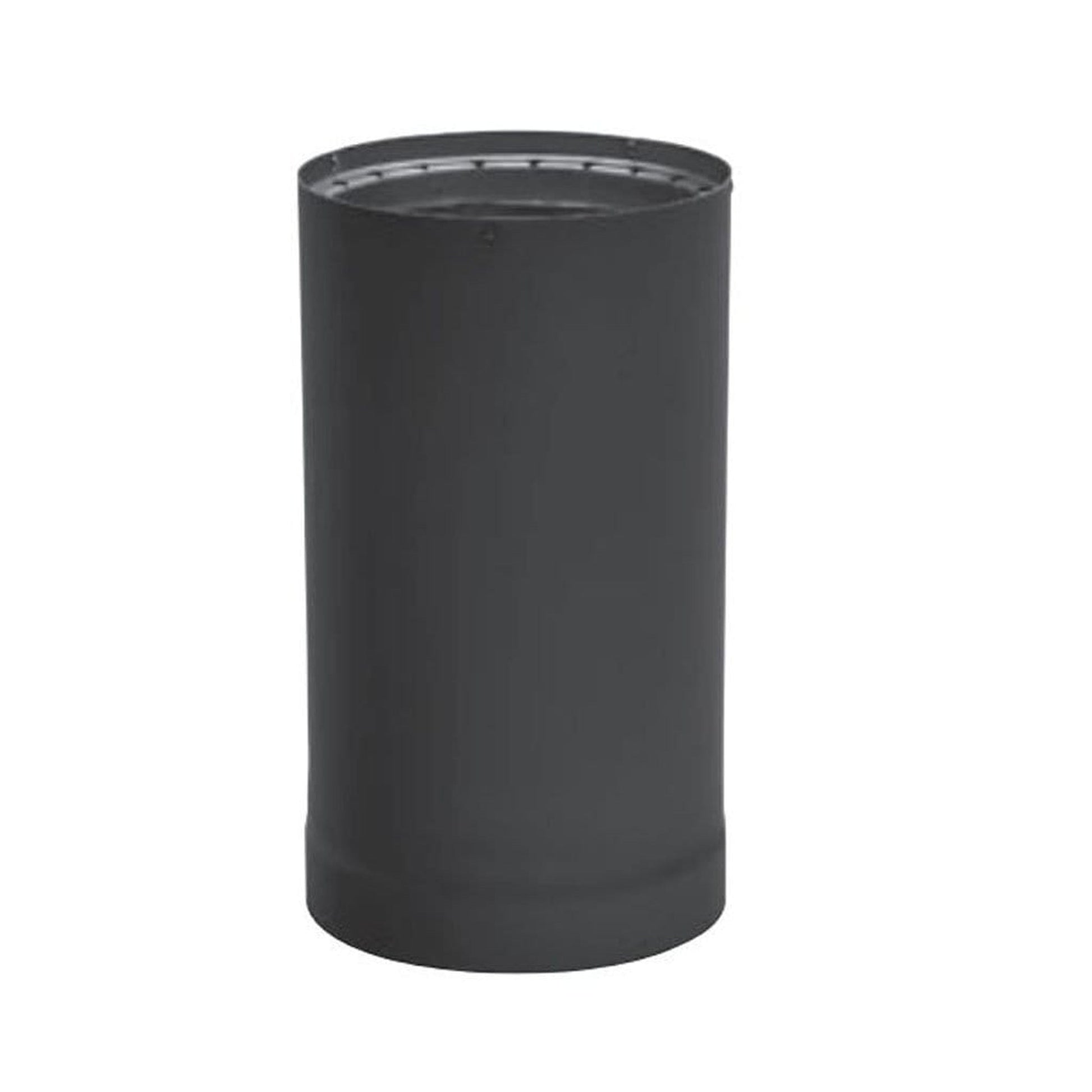 Metal-Fab 8" x 12" Black Double Wall Stove Pipe