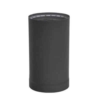 Metal-Fab 8" x 12" Black Double Wall Stove Pipe