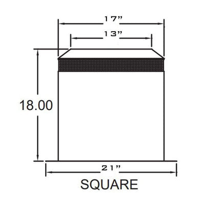 Metal-Fab Air-Cooled Temp/Guard 10" Attic Insulation Shield