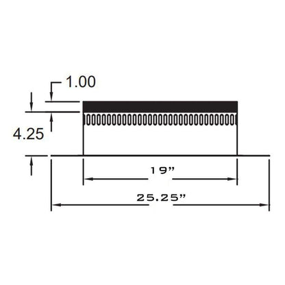 Metal-Fab Air-Cooled Temp/Guard 12" Chase Top Flashing