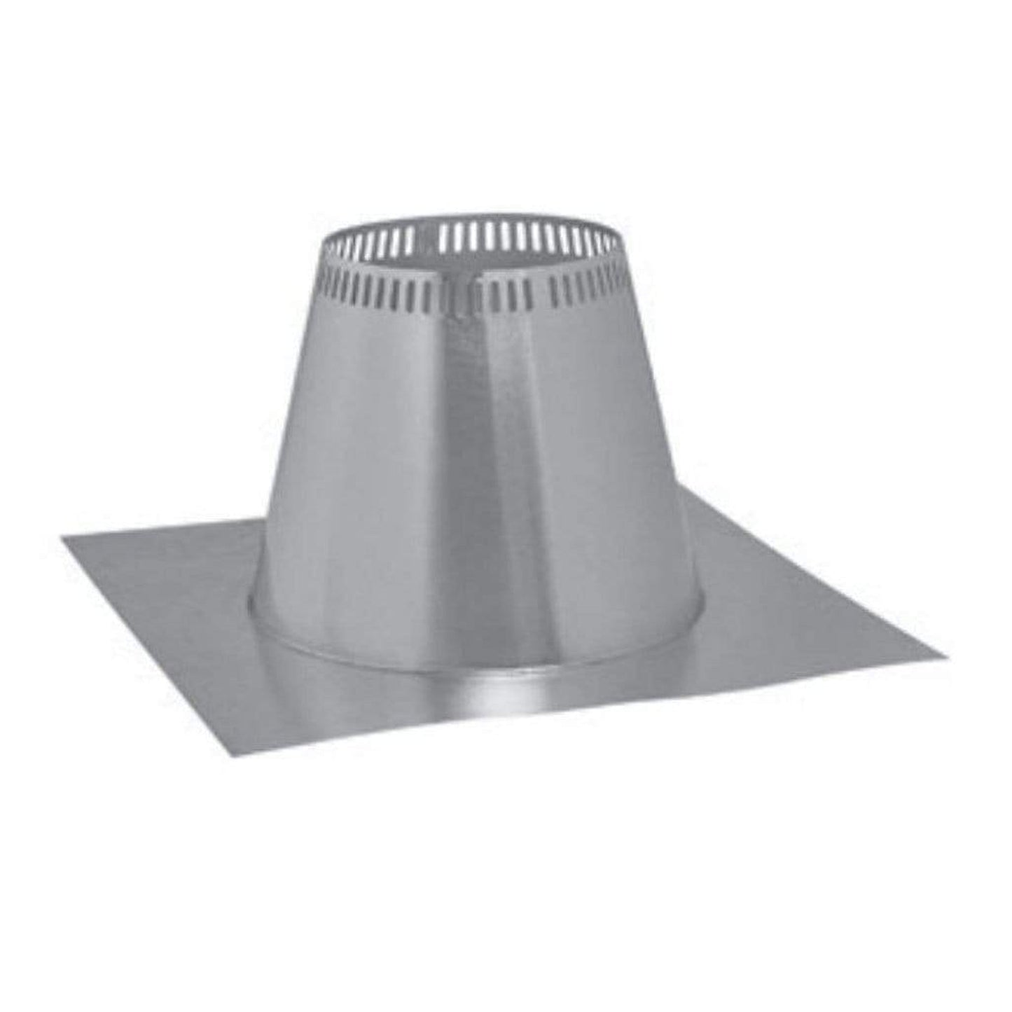 Metal-Fab Air-Cooled Temp/Guard 12" Tall Cone Flashing Flat to 2/12