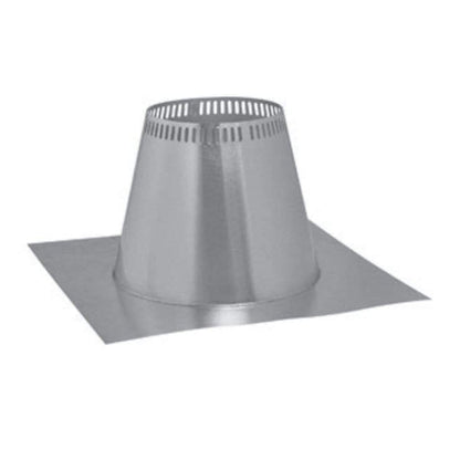 Metal-Fab Air-Cooled Temp/Guard 12" Tall Cone Flashing Flat to 2/12