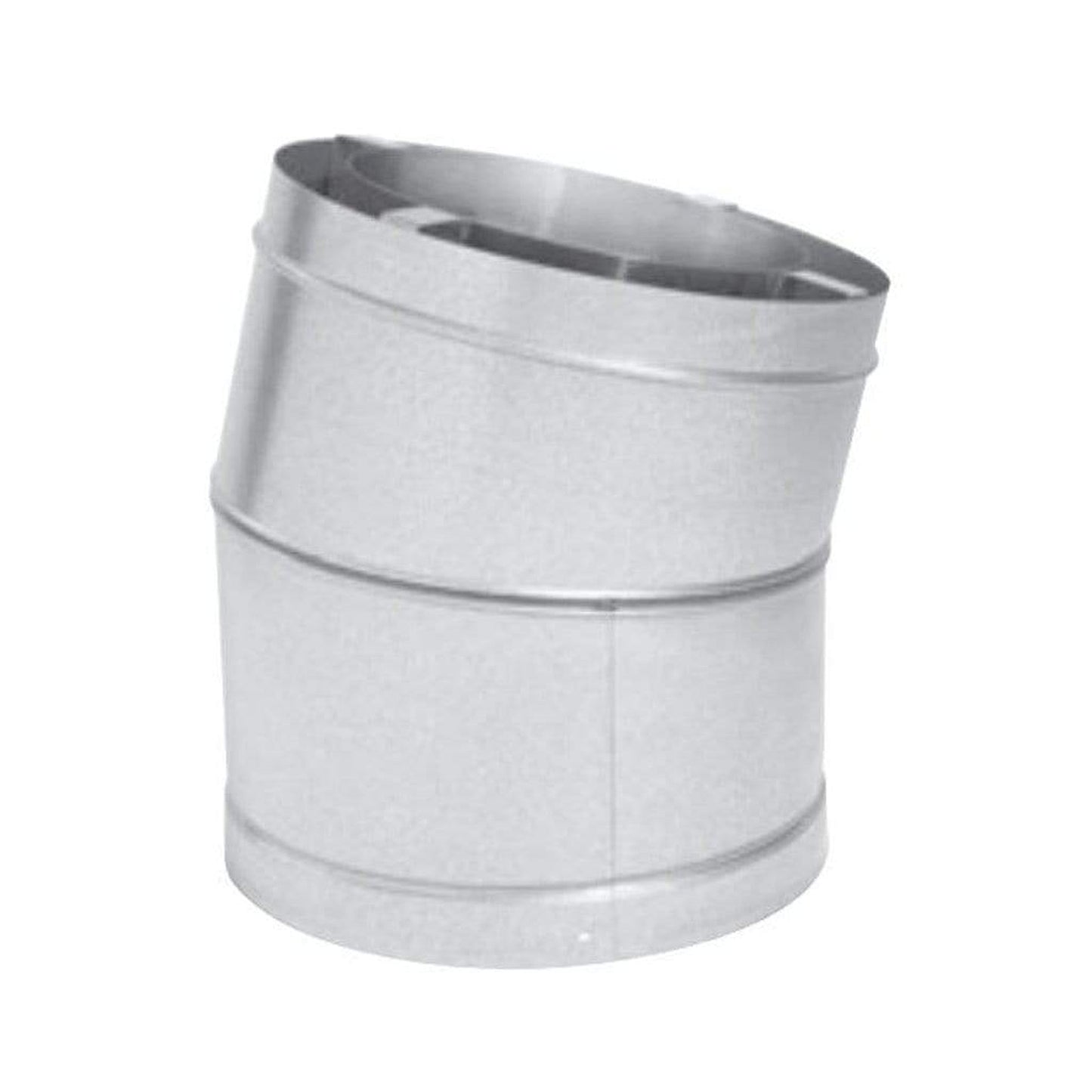 Metal-Fab Air-Cooled Temp/Guard 12" x 15 Degree Aluminized Elbow