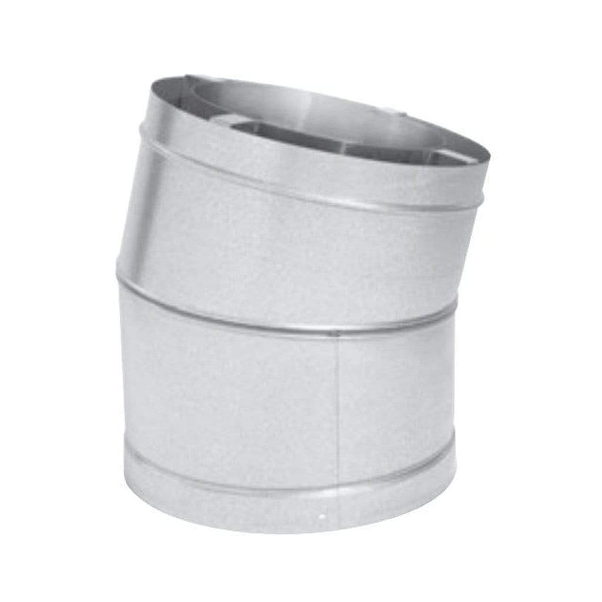 Metal-Fab Air-Cooled Temp/Guard 12" x 15 Degree Aluminized Elbow