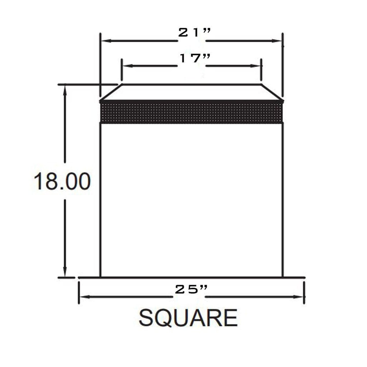 Metal-Fab Air-Cooled Temp/Guard 14" Attic Insulation Shield