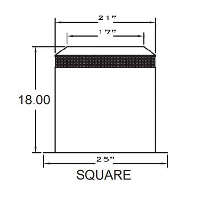 Metal-Fab Air-Cooled Temp/Guard 14" Attic Insulation Shield