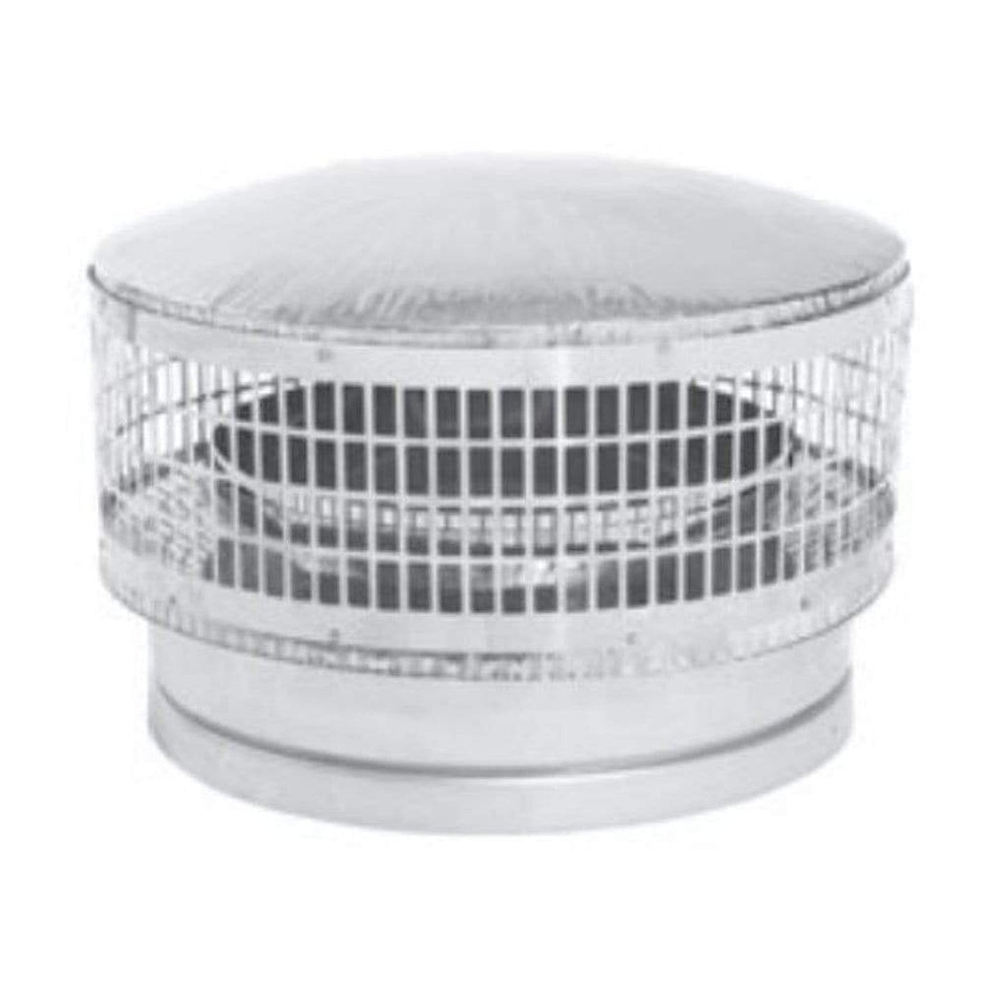 Metal-Fab Air-Cooled Temp/Guard 14" Stainless Steel & Galvanized Chimney Cap