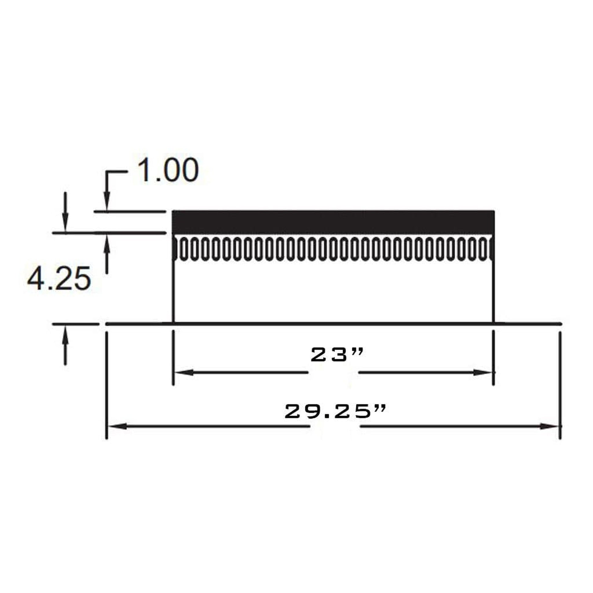 Metal-Fab Air-Cooled Temp/Guard 16" Chase Top Flashing