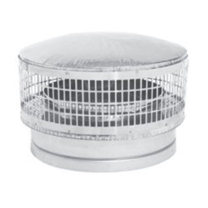 Metal-Fab Air-Cooled Temp/Guard 16" Stainless Steel & Galvanized Chimney Cap