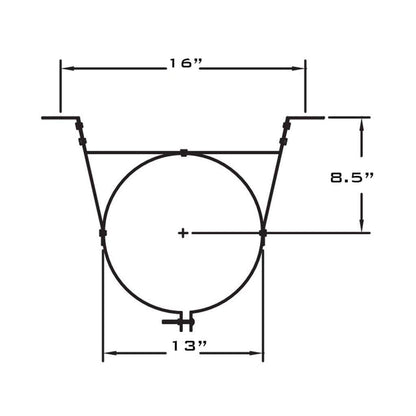 Metal-Fab All-Fuel Temp/Guard 10" Wall Band