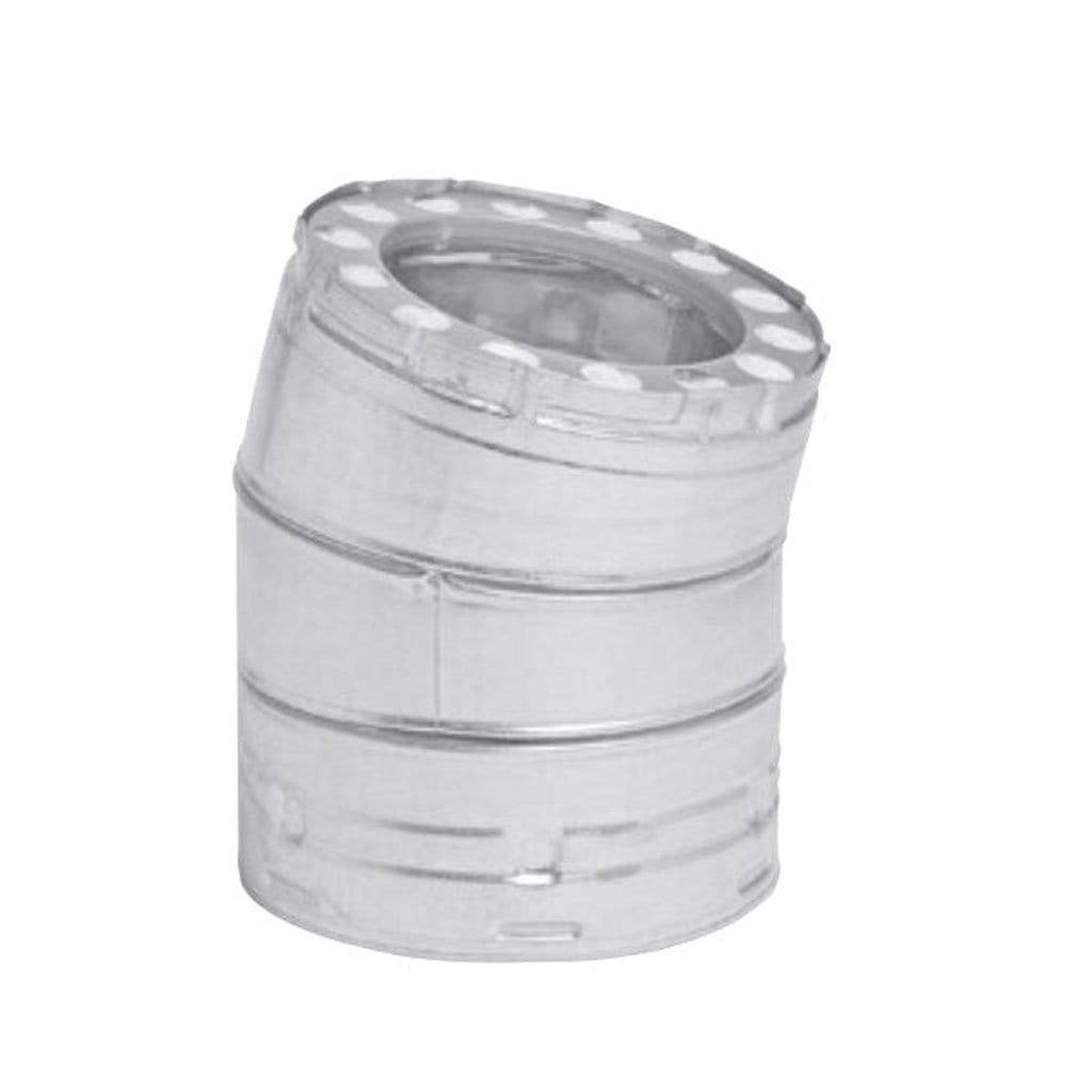 Metal-Fab All-Fuel Temp/Guard 10" x 15 Degree Galvanized Elbow