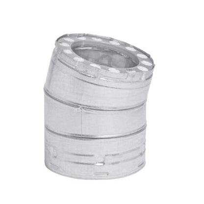 Metal-Fab All-Fuel Temp/Guard 10" x 15 Degree Galvanized Elbow