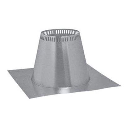 Metal-Fab All-Fuel Temp/Guard 16" 0/12 - 2/12 Flat Tall Cone Flashing