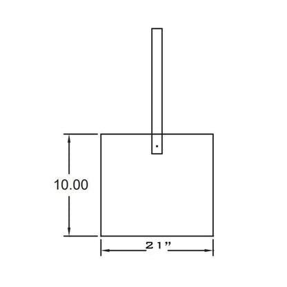 Metal-Fab All-Fuel Temp/Guard 16" Radiation Shield