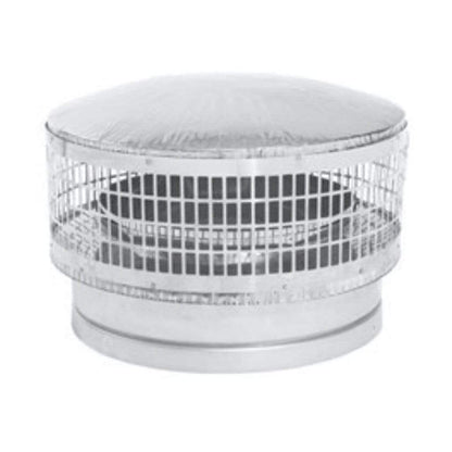 Metal-Fab All-Fuel Temp/Guard 16" x 21" Stainless Cap/Spark Arrester
