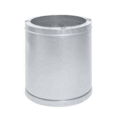 Metal-Fab All-Fuel Temp/Guard 16" x 48" Galvanized Chimney Length Pipe