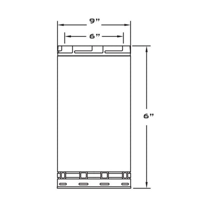 Metal-Fab All-Fuel Temp/Guard 6" x 6" Stainless Steel Chimney Pipe