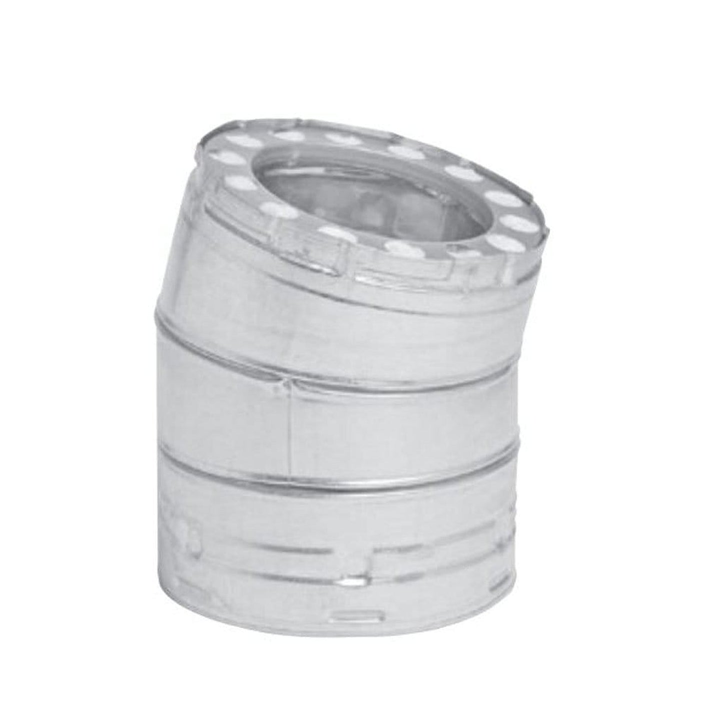 Metal-Fab All-Fuel Temp/Guard 8" x 15 Degree Galvanized Elbow