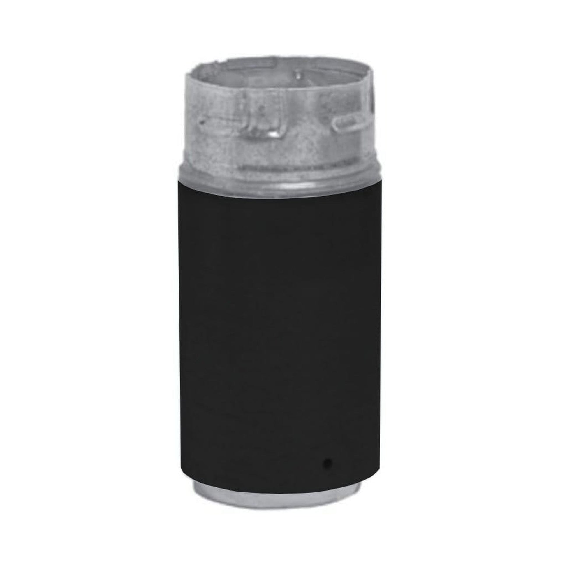 Metal-Fab Biomass Chimney 4" Black Male Flex Adapter