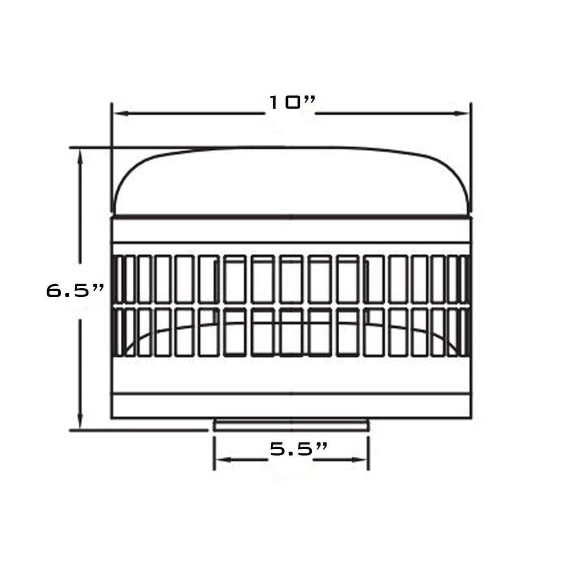 Metal-Fab Biomass Chimney 5" Stainless Steel Vertical Vent Cap