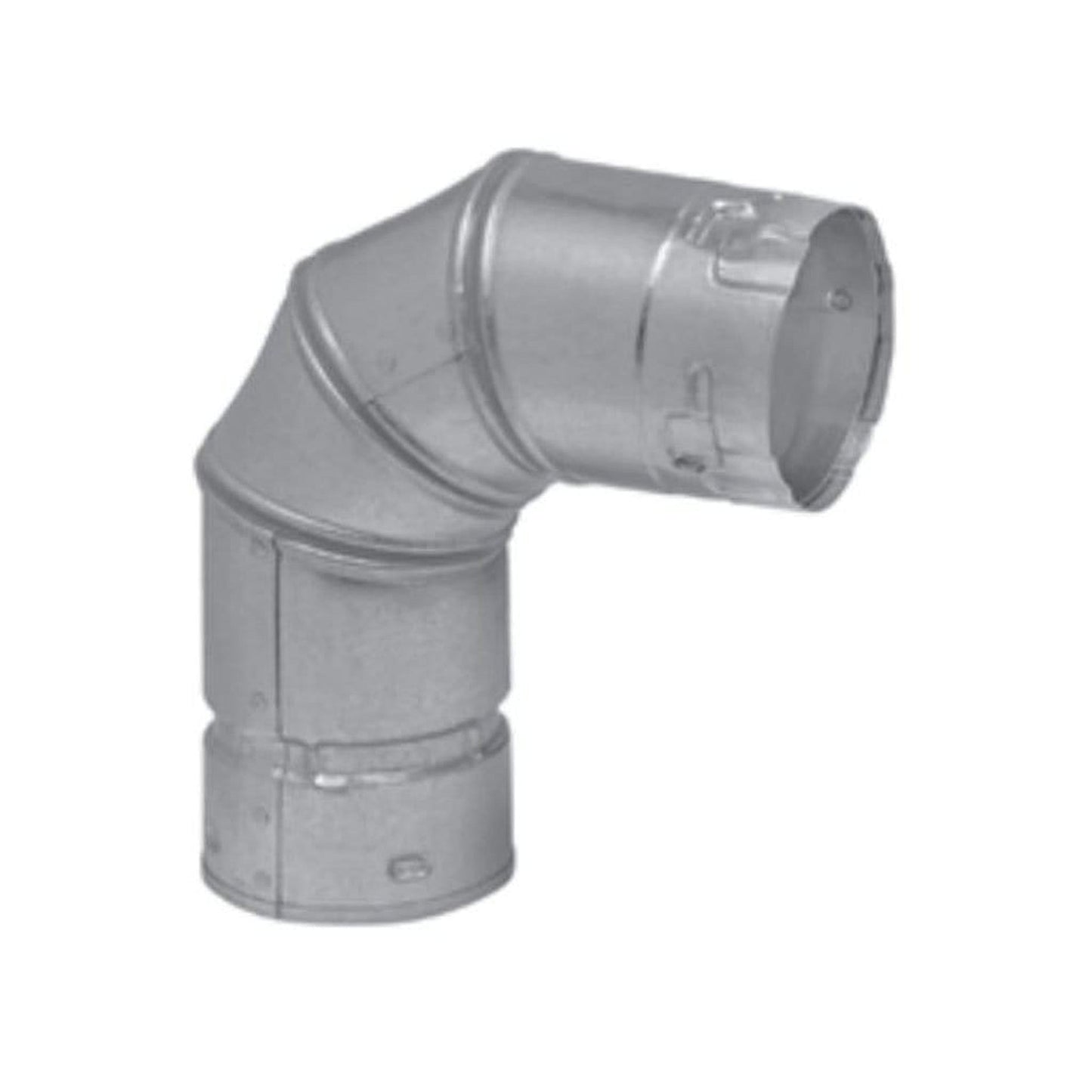 Metal-Fab Biomass Chimney 5" x 90 Degree Elbow Pipe