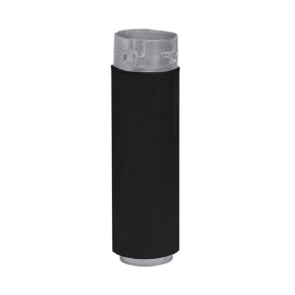 Metal-Fab Biomass Chimney Type-L Vent 3" x 12" Black Adjustable Pipe Length