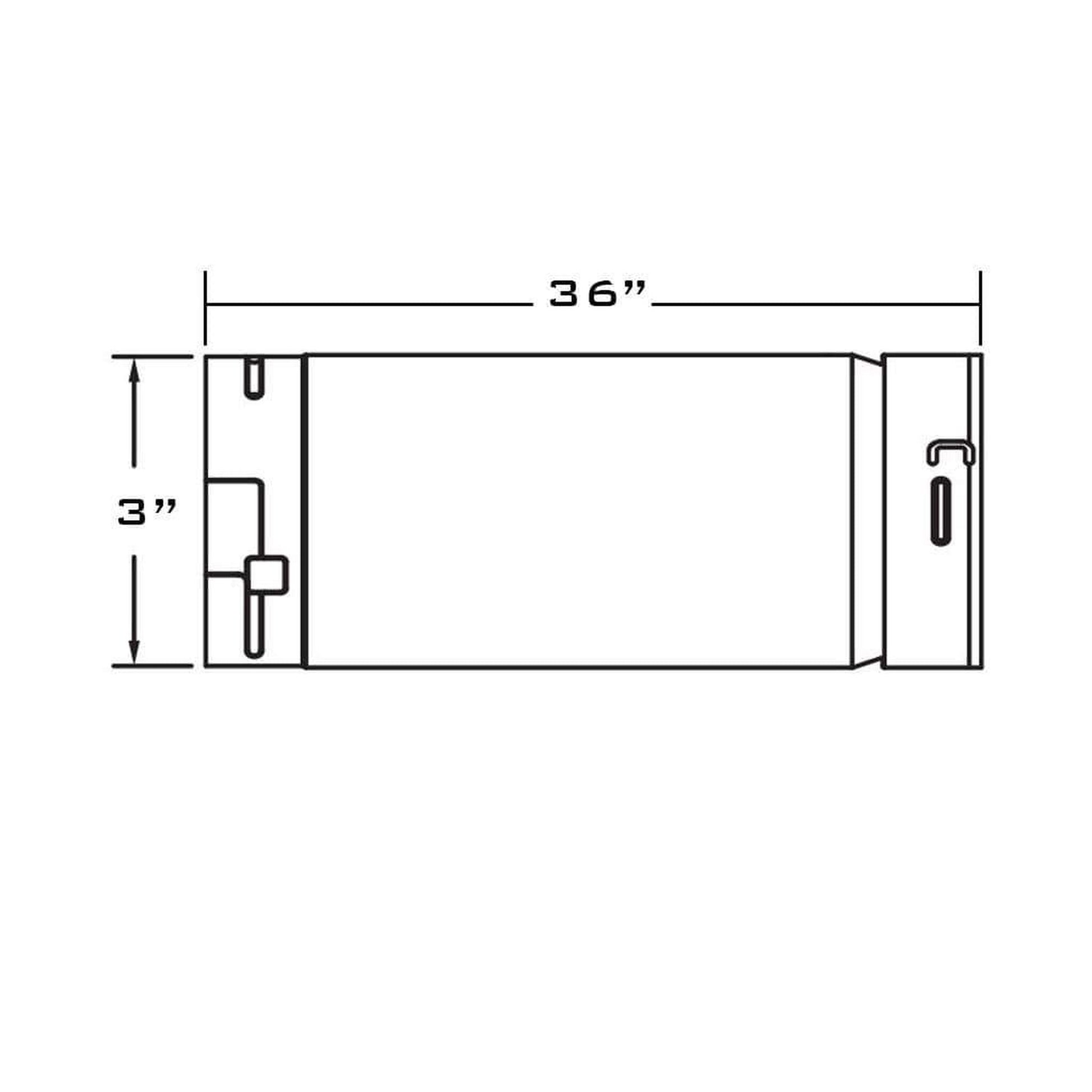 Metal-Fab Biomass Chimney Type-L Vent 3" x 36" Black Rigid Pipe Length