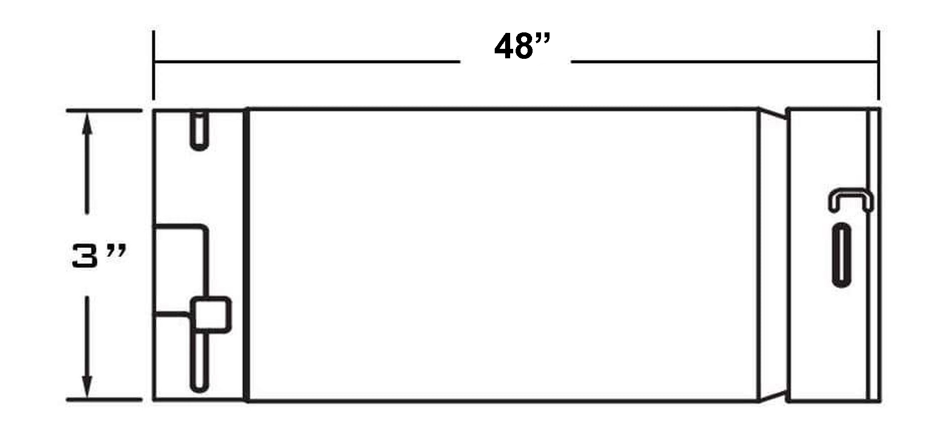 Metal-Fab Biomass Chimney Type-L Vent 3" x 48" Black Rigid Pipe Length