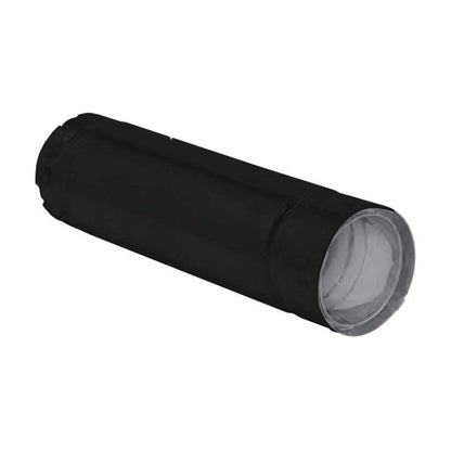 Metal-Fab Biomass Chimney Type-L Vent 4" x 24" Black Rigid Pipe Length