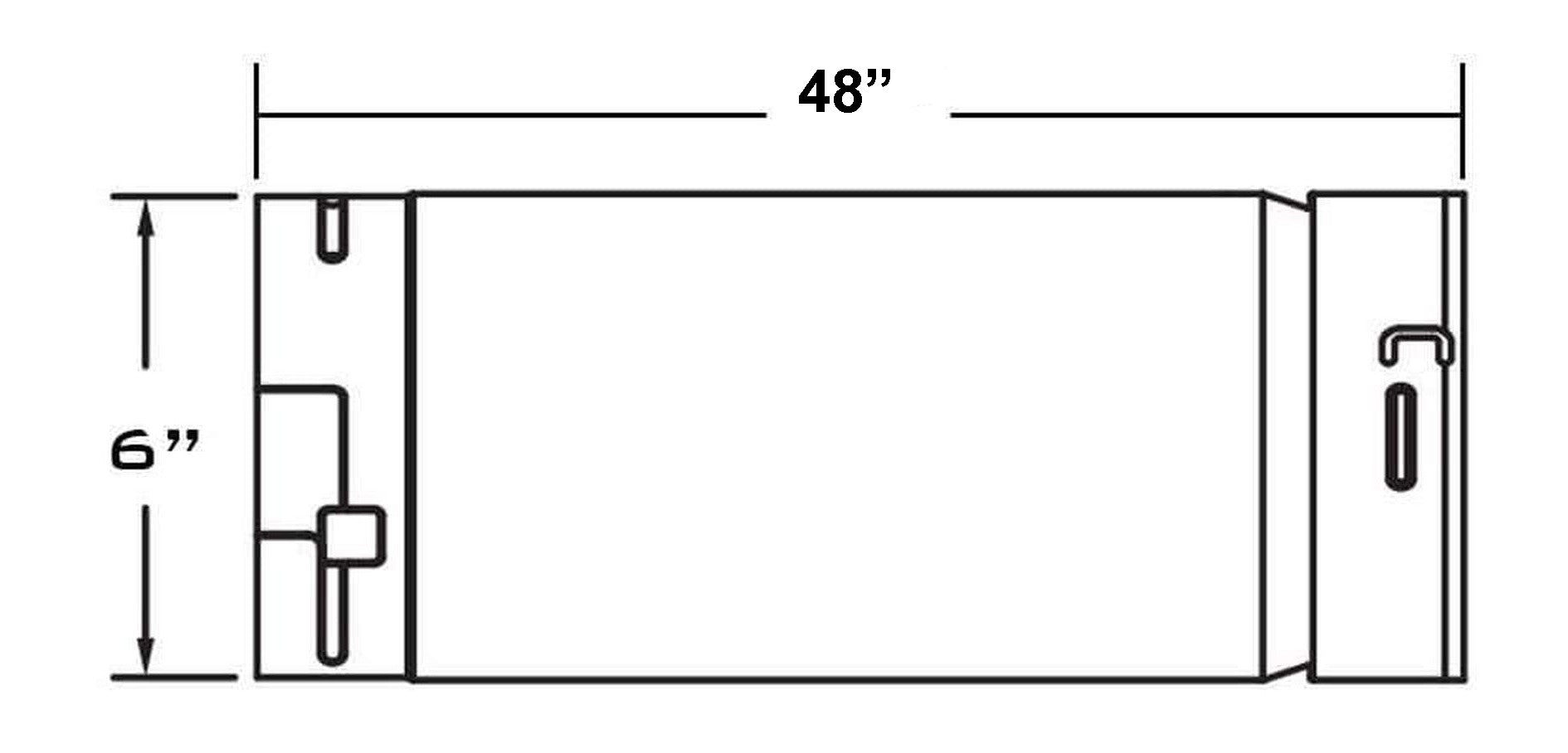 Metal-Fab Biomass Chimney Type-L Vent 6" x 48" Black Rigid Pipe Length