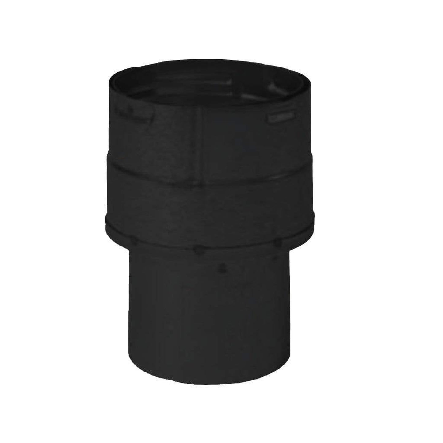 Metal-Fab Premium Biomass 3" to 4" Diameter Black Increaser