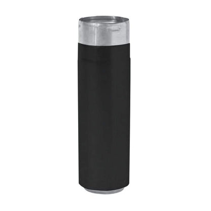 Metal-Fab Premium Biomass 3" x 12" Black Adjustable Pipe Length