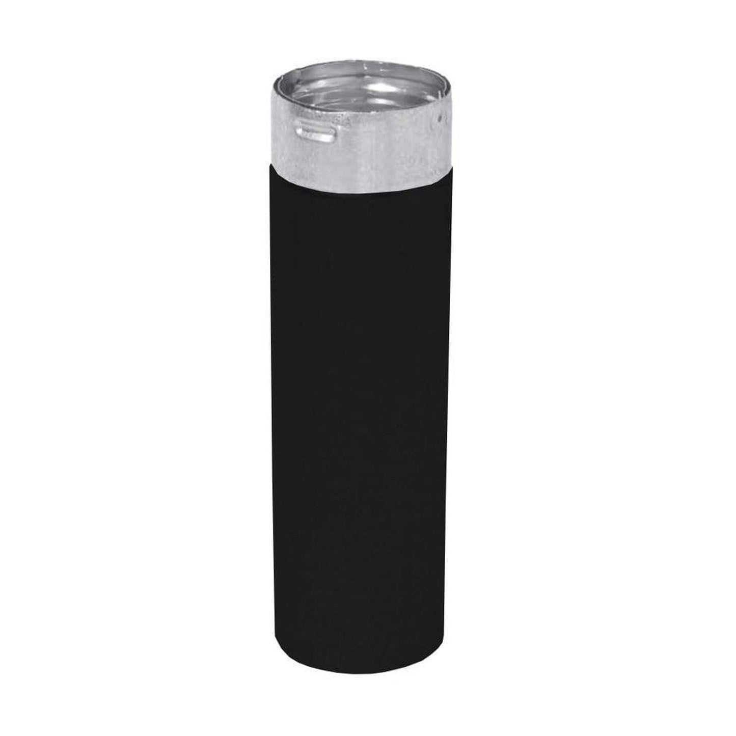 Metal-Fab Premium Biomass 3" x 24" Black Straight Rigid Pipe Length