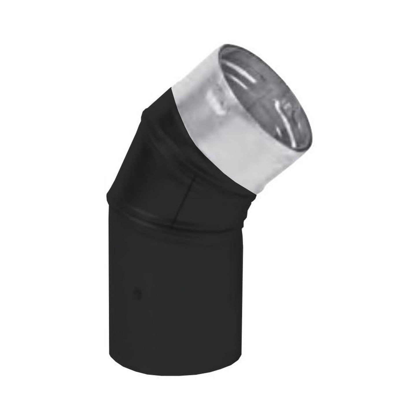 Metal-Fab Premium Biomass 3" x 45 Degree Black Elbow Pipe