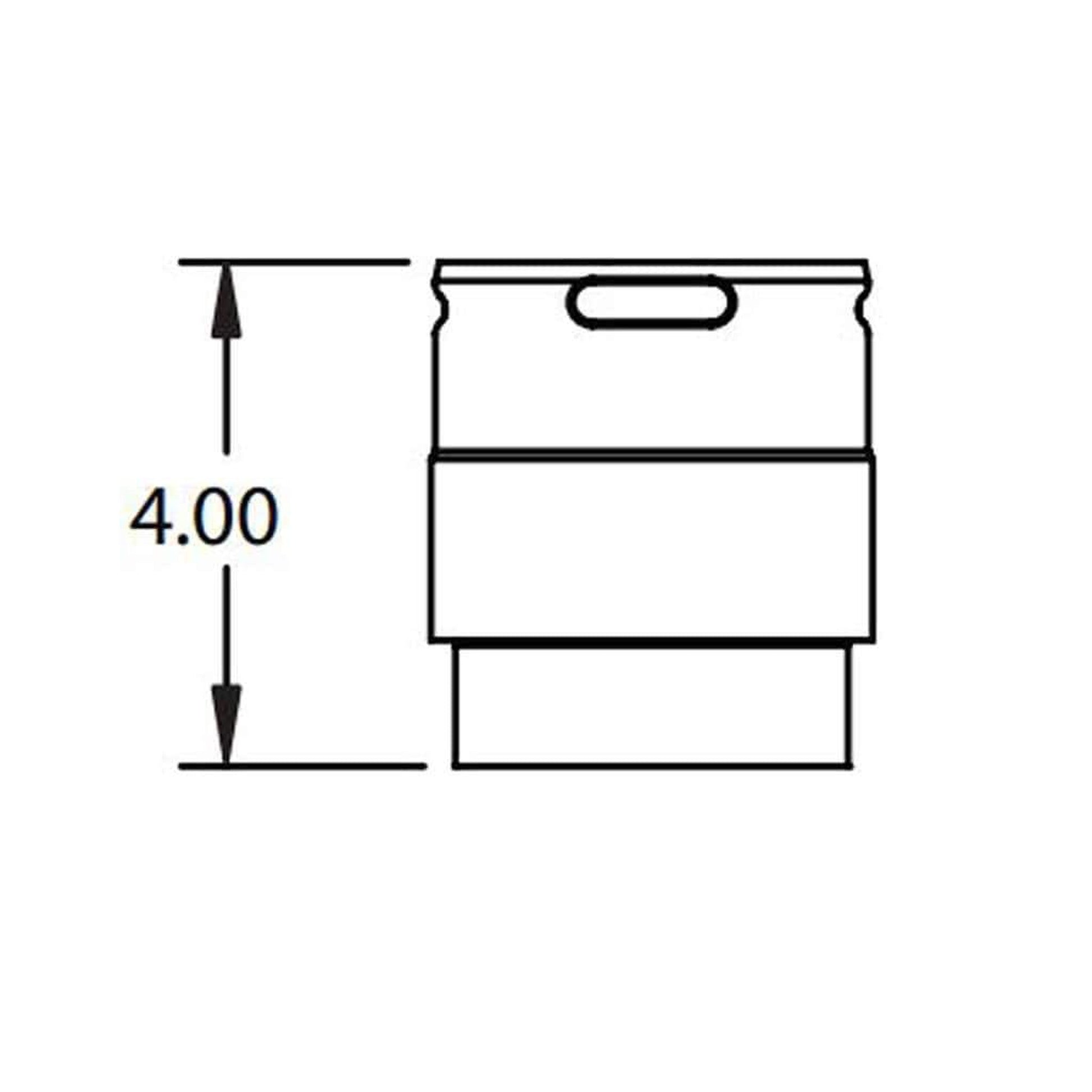 Metal-Fab Premium Biomass 4" Black Standard Stove Adapter