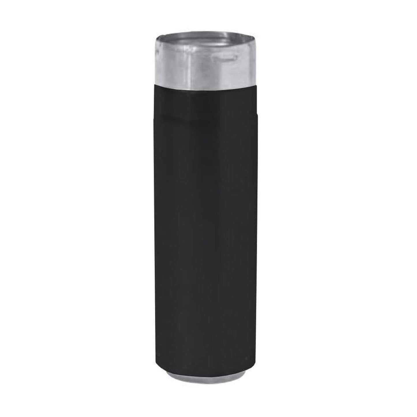 Metal-Fab Premium Biomass 4" x 12" Black Adjustable Pipe Length