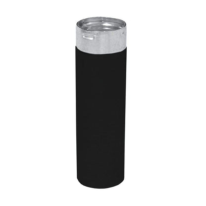 Metal-Fab Premium Biomass 4" x 36" Black Straight Rigid Pipe Length
