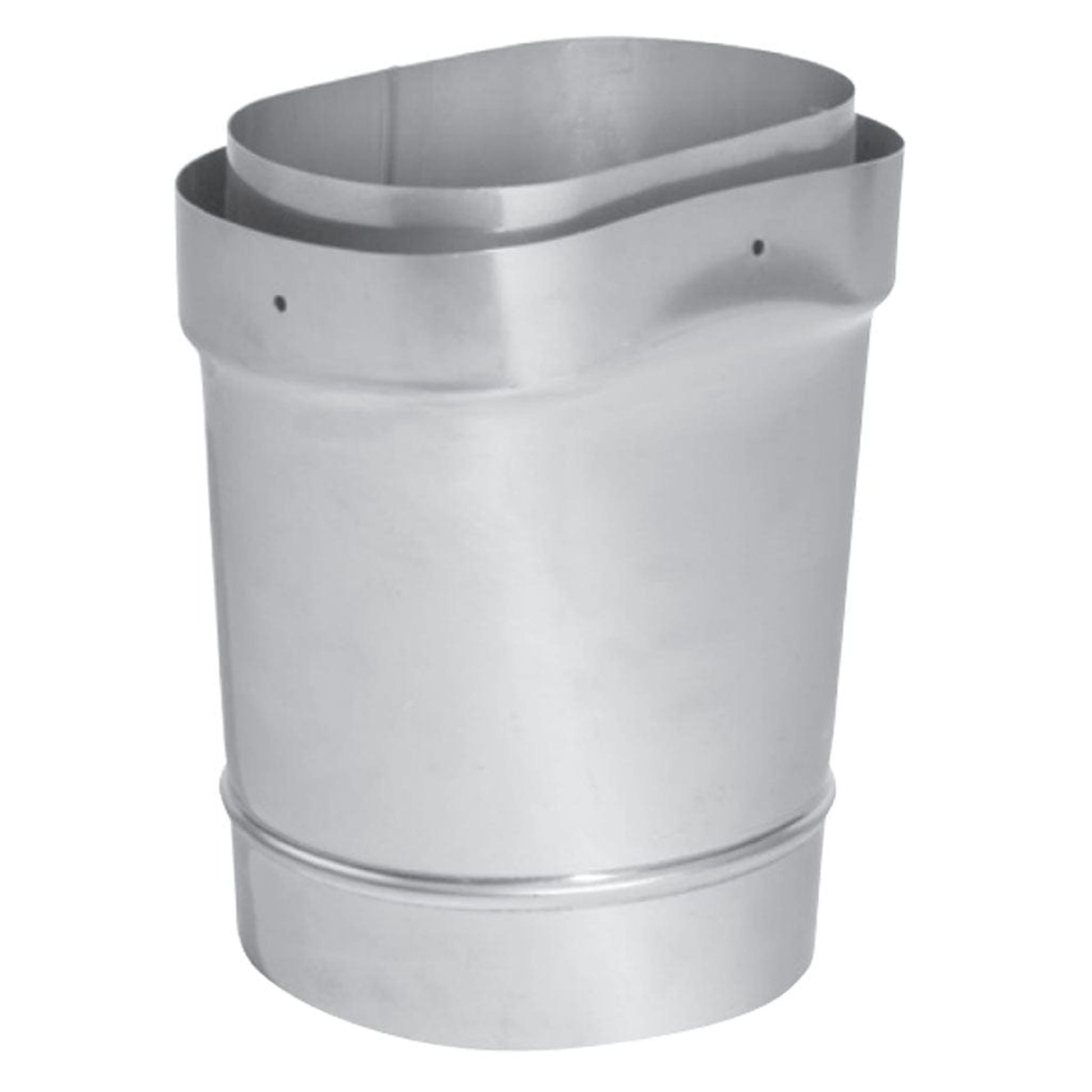 Metal-Fab SuperFlex 6" Diameter Round to Oval Double Wall Connector