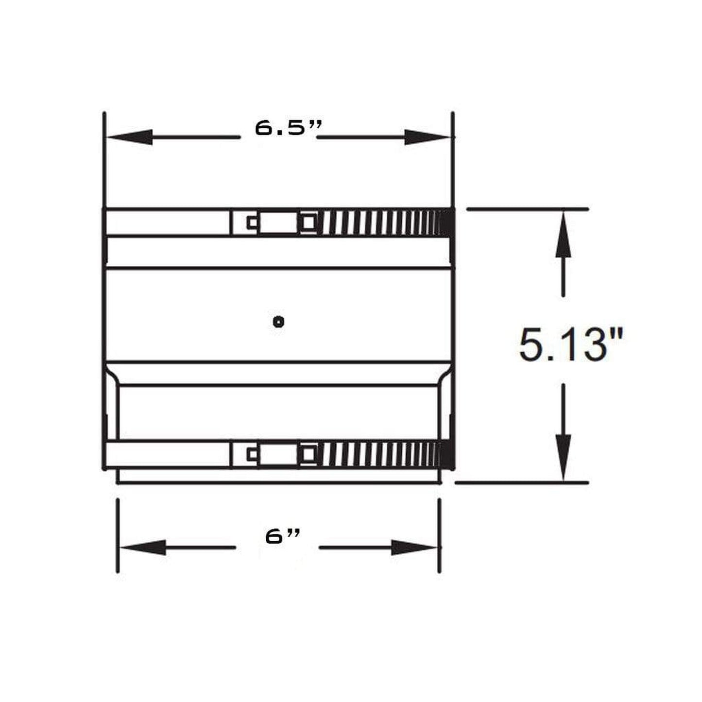 Metal-Fab SuperFlex 6" Diameter Standard Flex Connector With Clamp Connector