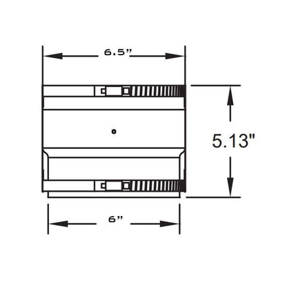 Metal-Fab SuperFlex 6" Diameter Standard Flex Connector With Clamp Connector