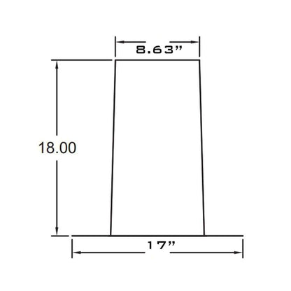 Metal-Fab Sure-Seal Direct Vent 4DIS Direct Vent Insulation Shield