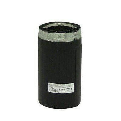 Metal-Fab Sure-Seal Direct Vent 5" x 3 to 10" Black Variable Adjustable Length Pipe