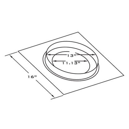 Metal-Fab Sure-Seal Direct Vent 8" Ceiling Vertical Firestop