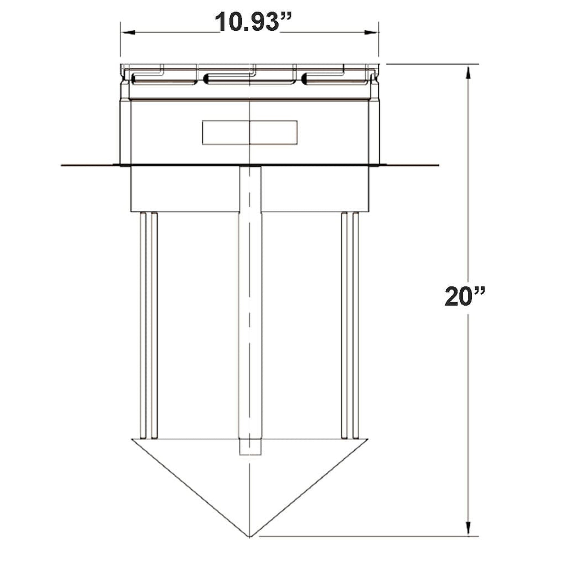 Metal-Fab Type B-Vent 10MDD Draft Diverter