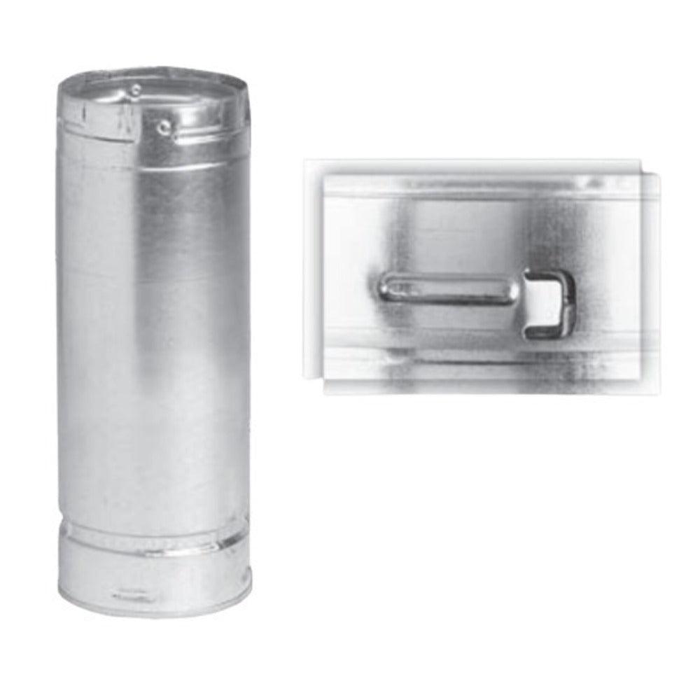 Metal-Fab Type B-Vent 14" x 24" Chimney Length Pipe