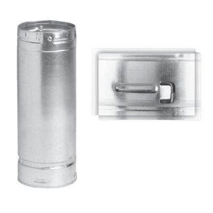 Metal-Fab Type B-Vent 14" x 24" Chimney Length Pipe