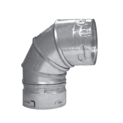 Metal-Fab Type B-Vent 3" Diameter x 90 Degree Adjustable Elbow