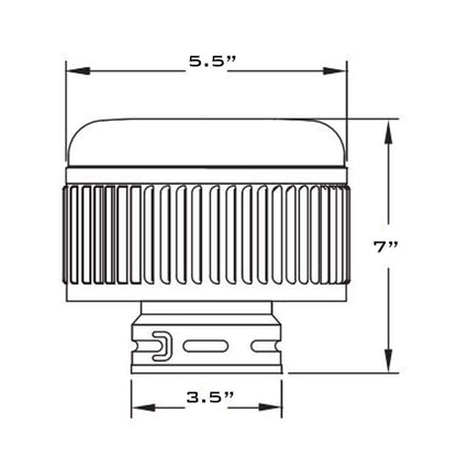 Metal-Fab Type B-Vent 3" High-Performance Vent Cap